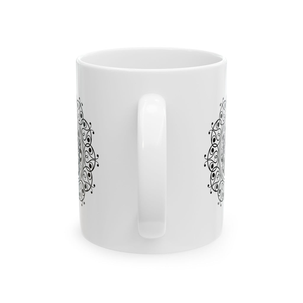 Decorative Mandala Ceramic Mug — 11oz & 15oz - Ziri