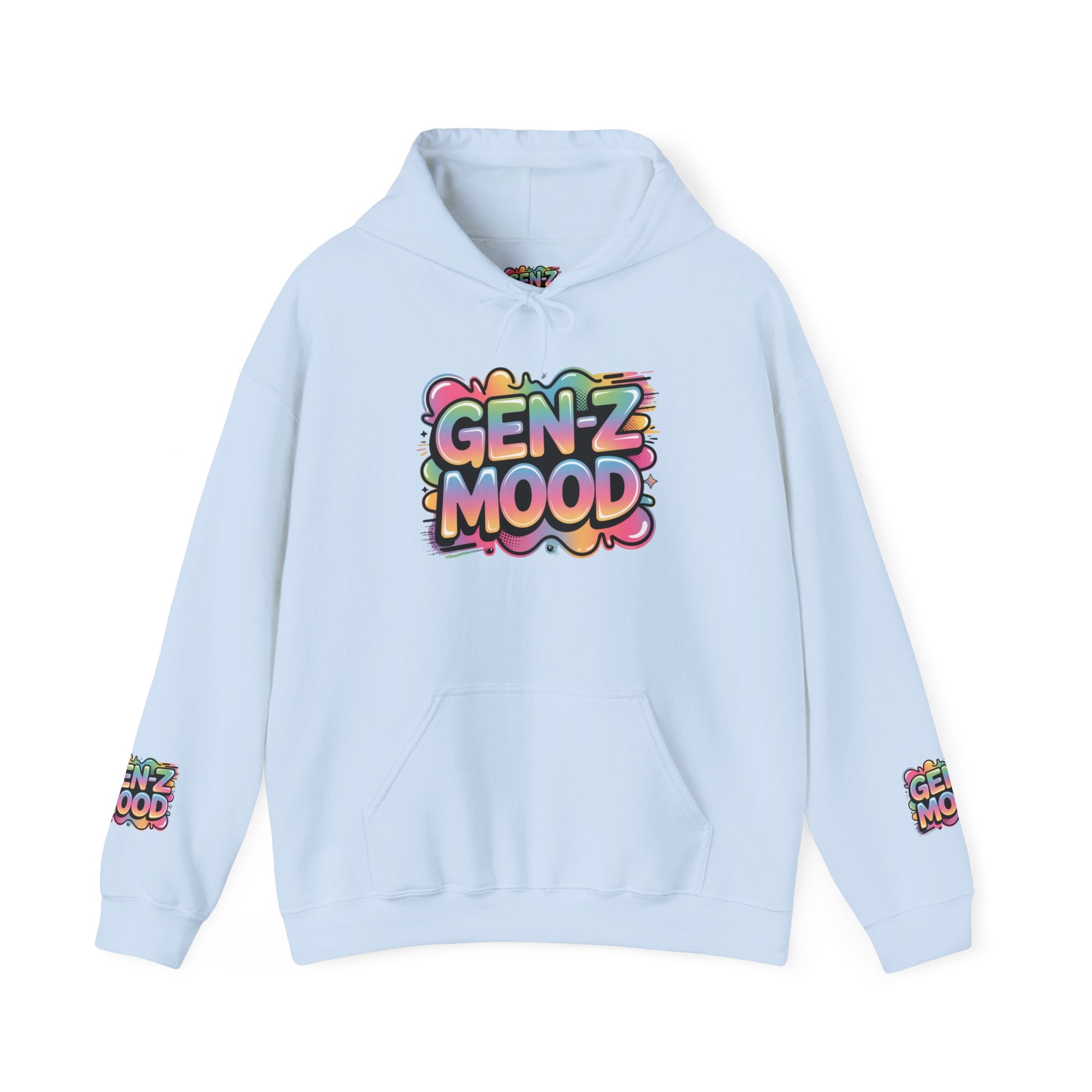 Gildan Heavy Blend Hoodie | Cotton-Poly Pullover, Ribbed Cuffs & Front Pocket - Ziri