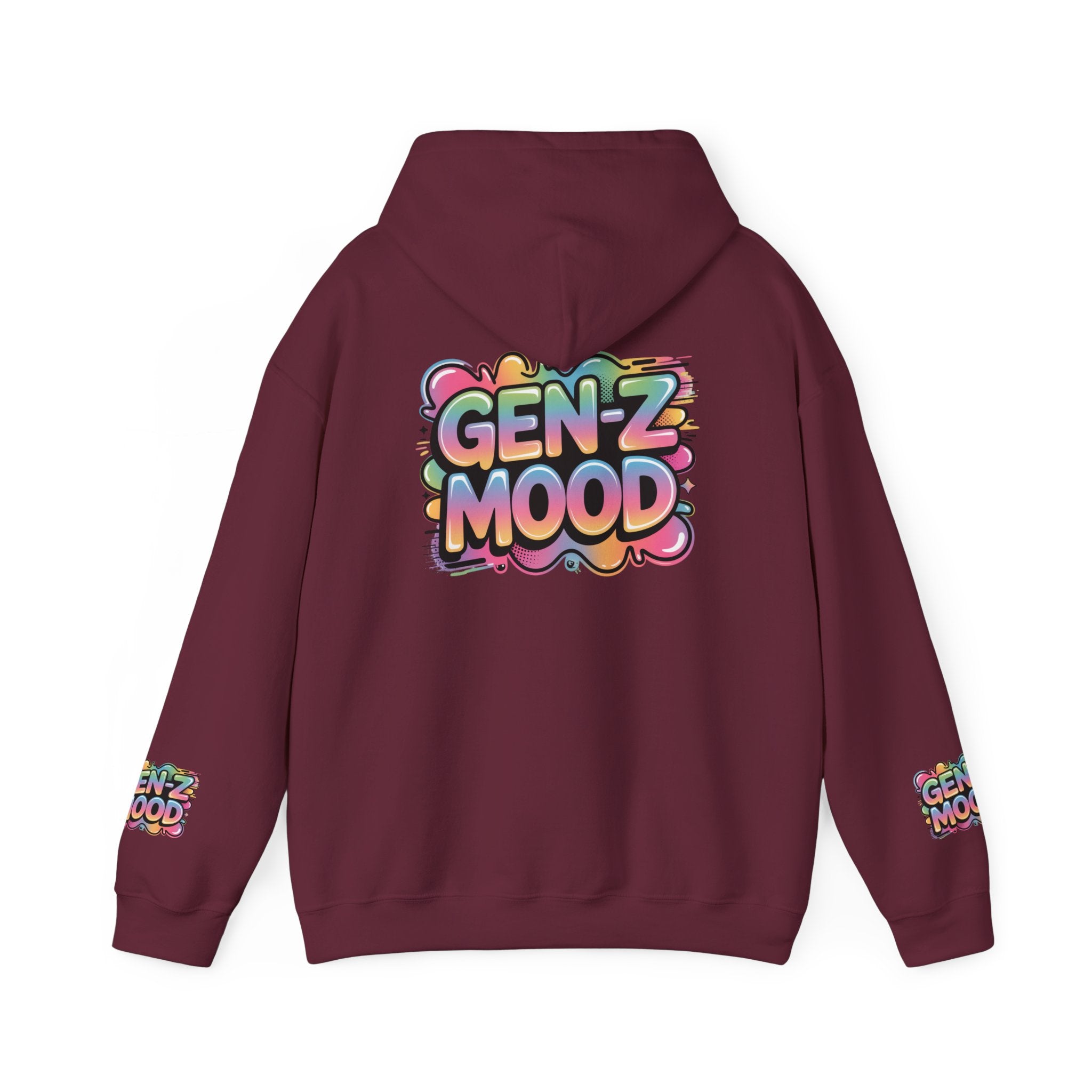 Gildan Heavy Blend Hoodie | Cotton-Poly Pullover, Ribbed Cuffs & Front Pocket - Ziri