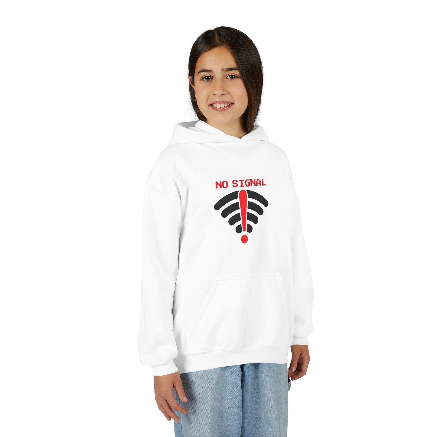 Youth Fitness Hoodie — Phone-Free Outdoor Exercise Design Printify