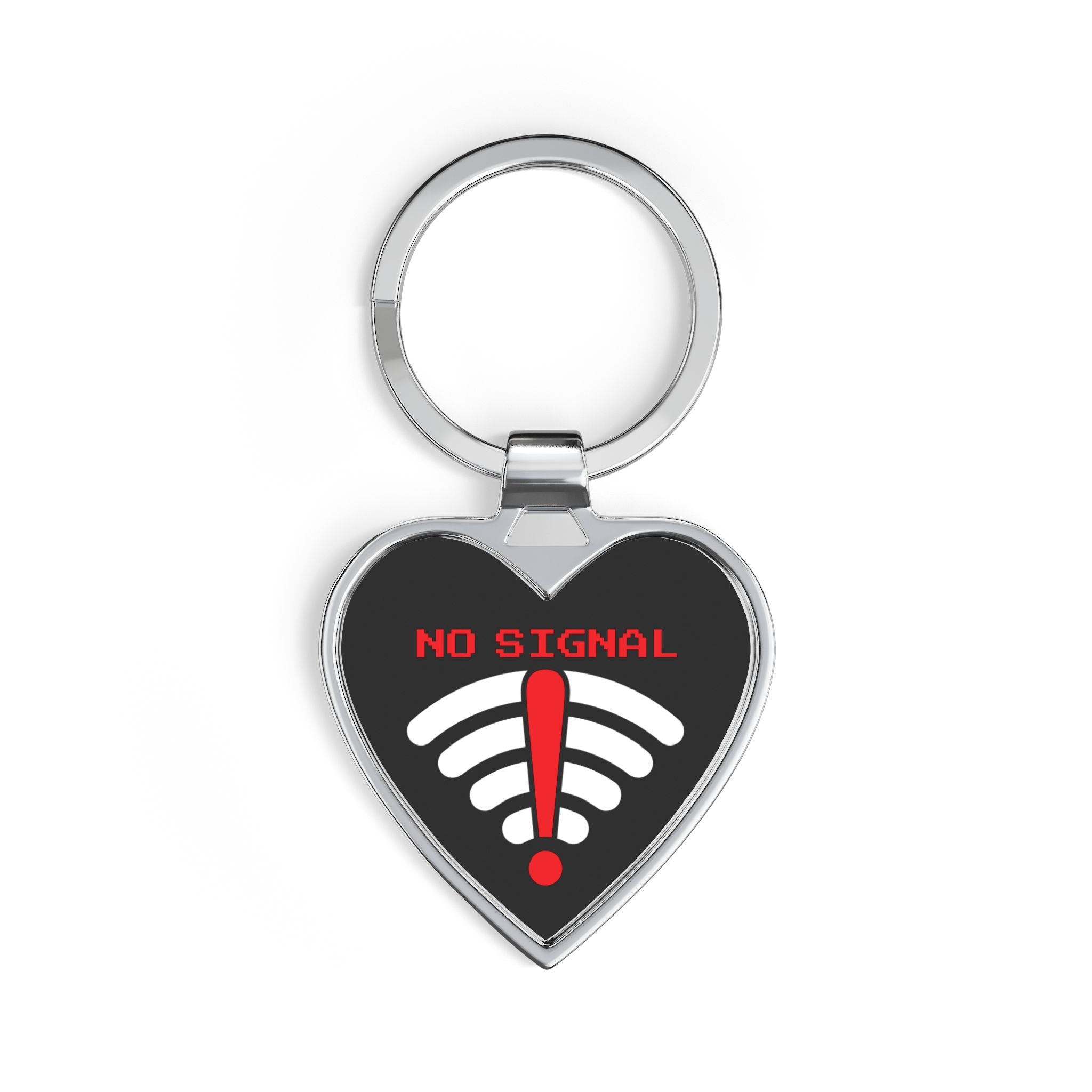 No Signal Heart Keychain – Funny WiFi Outage Gift Printify