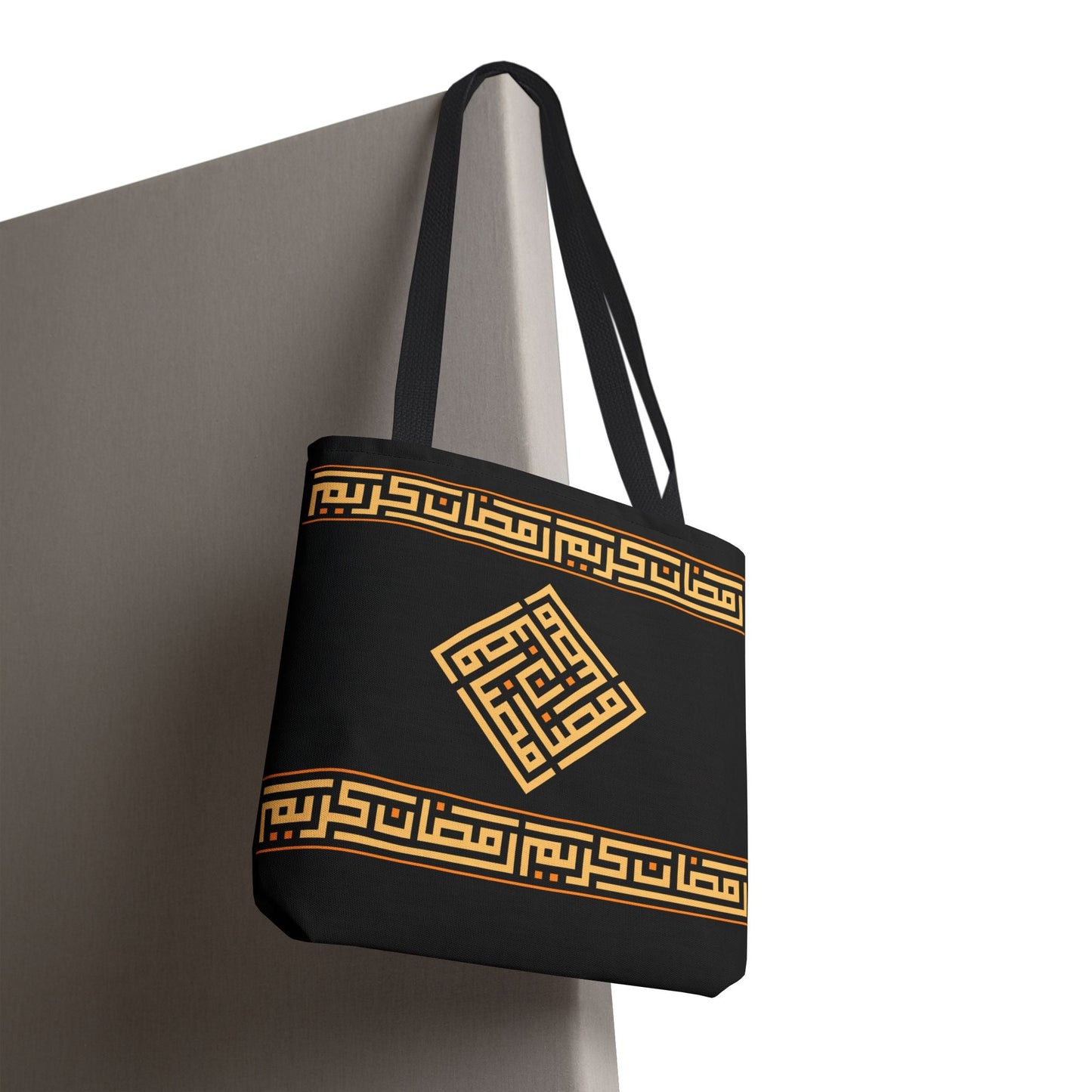 Copy of Copy of Embroidered Folk Tote Bag — Red & Black Ethnic Pattern AOP Printify
