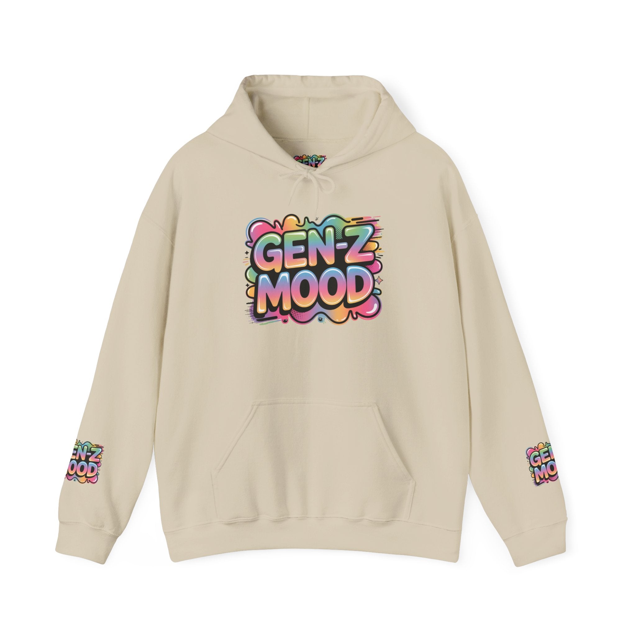 Gildan Heavy Blend Hoodie | Cotton-Poly Pullover, Ribbed Cuffs & Front Pocket - Ziri
