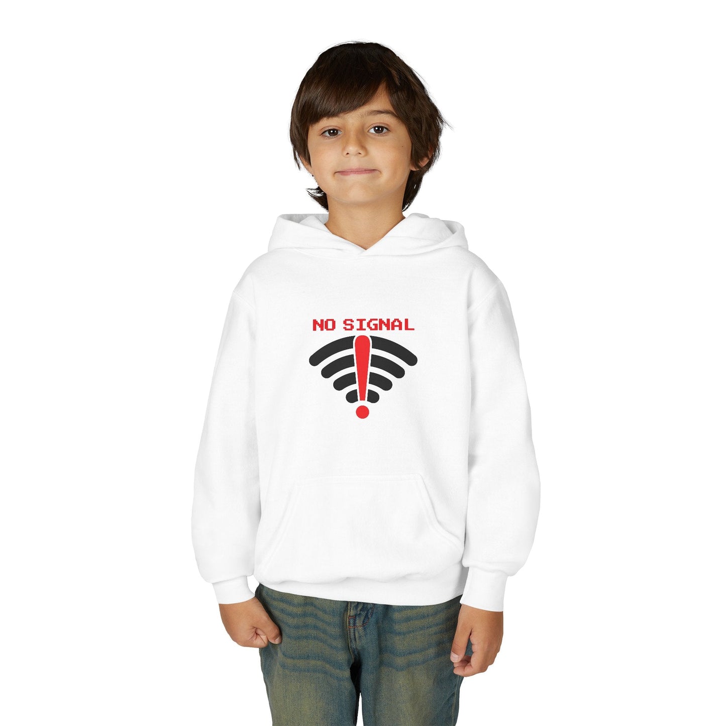 Youth Fitness Hoodie — Phone-Free Outdoor Exercise Design Printify