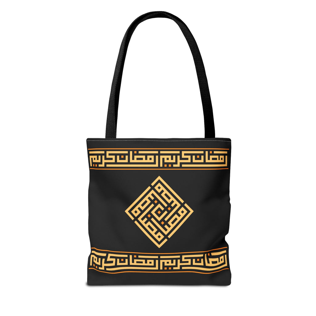Copy of Copy of Embroidered Folk Tote Bag — Red & Black Ethnic Pattern AOP