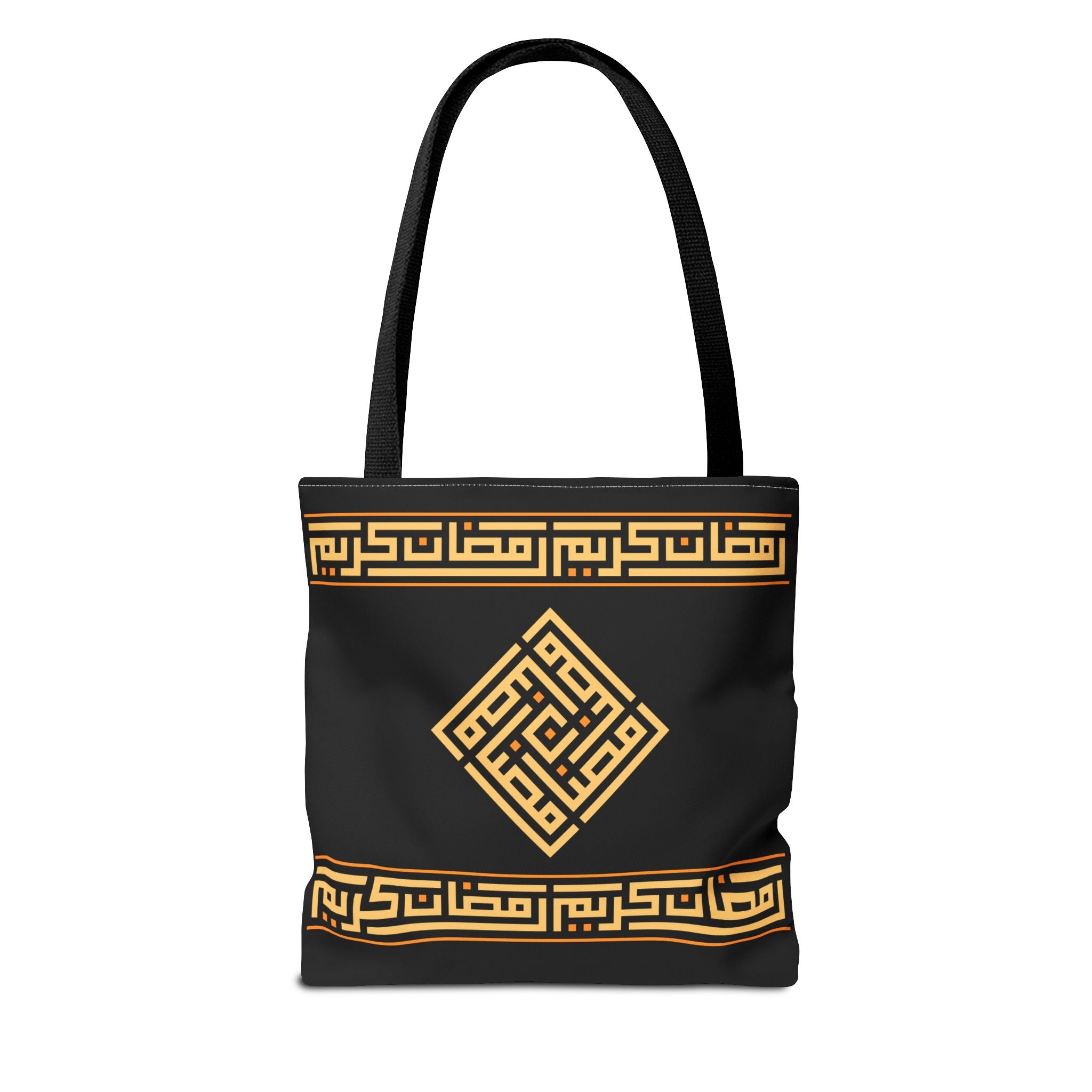 Copy of Copy of Embroidered Folk Tote Bag — Red & Black Ethnic Pattern AOP