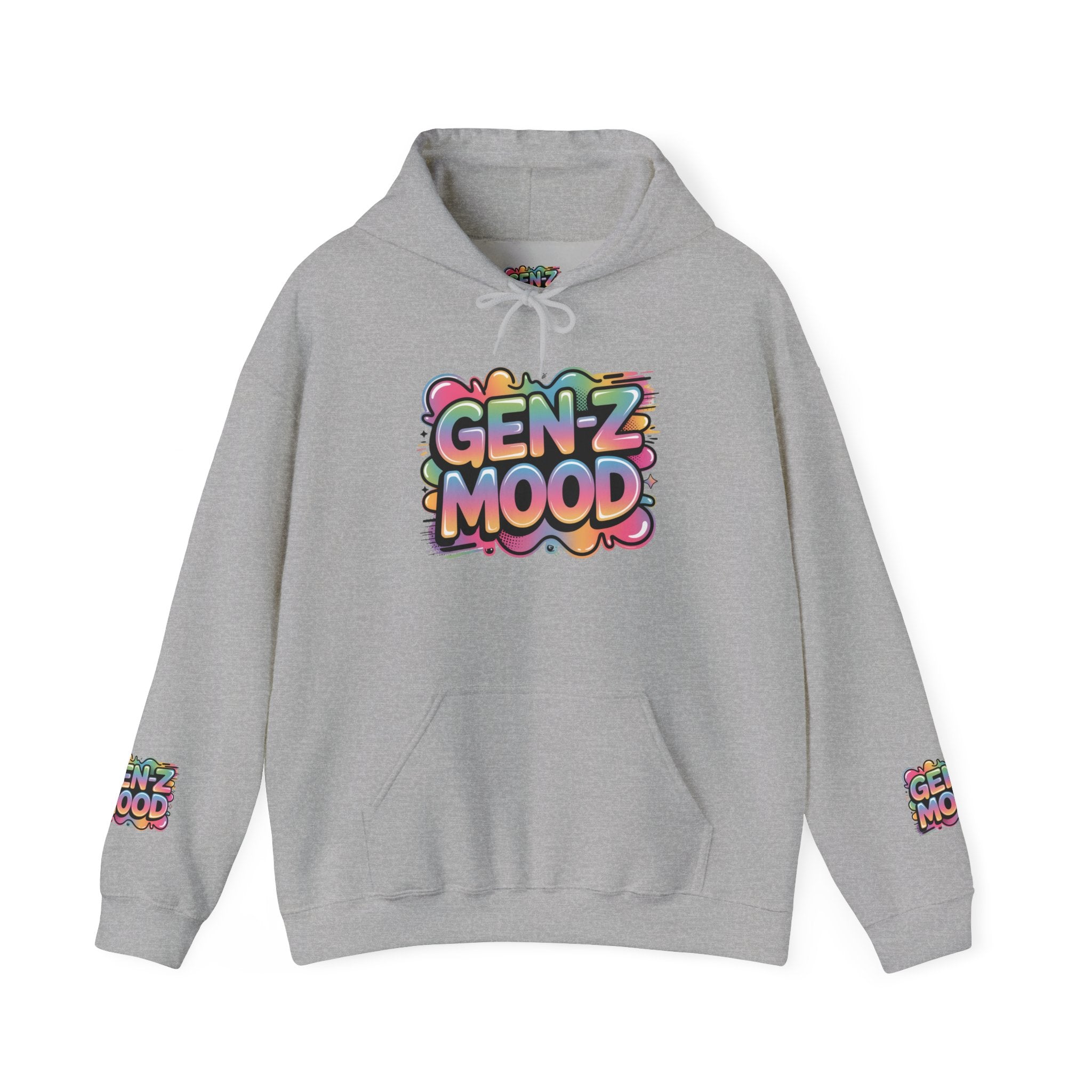 Gildan Heavy Blend Hoodie | Cotton-Poly Pullover, Ribbed Cuffs & Front Pocket - Ziri