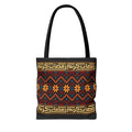Copy of Embroidered Folk Tote Bag — Red & Black Ethnic Pattern AOP - Ziri