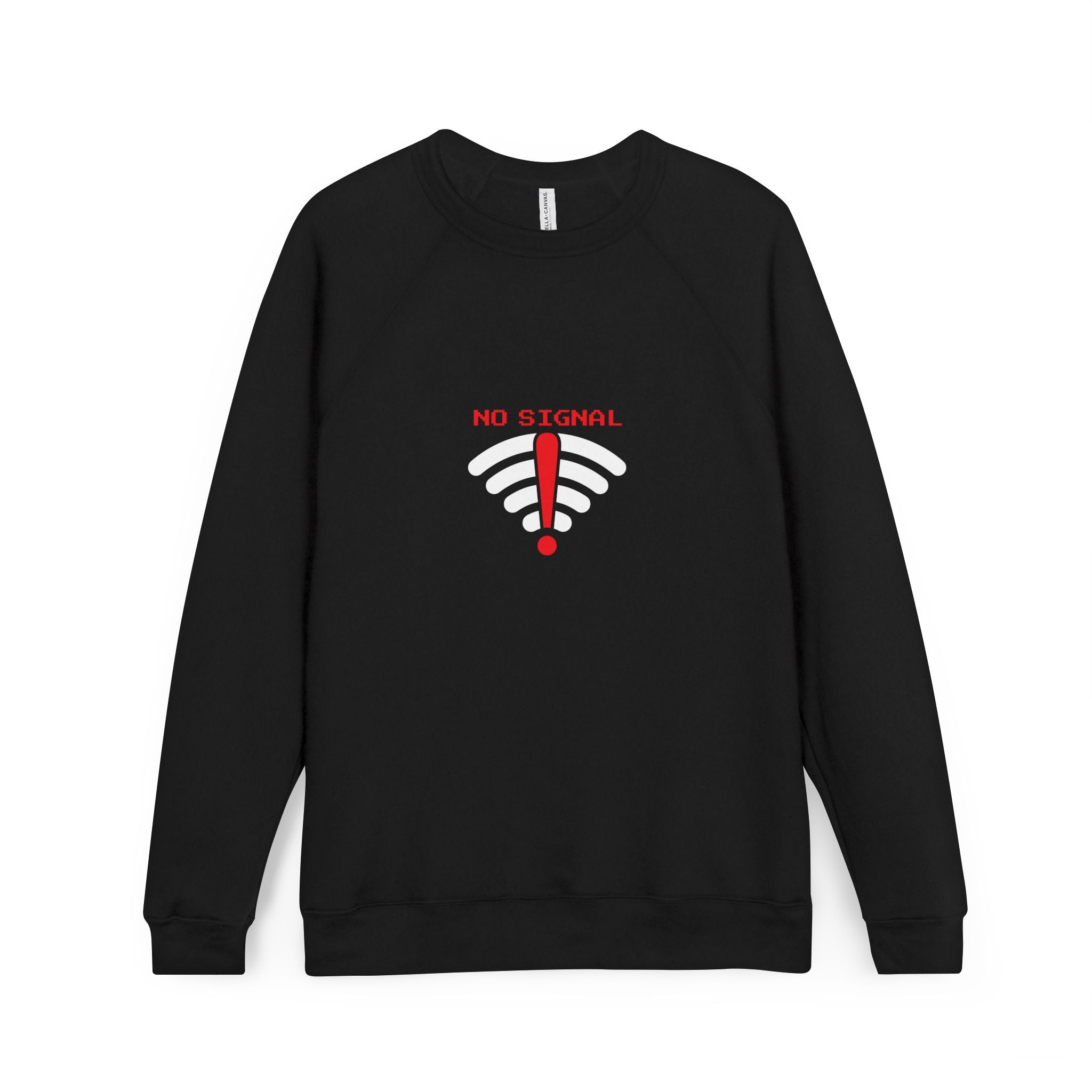 No Signal Sweatshirt — Retro WiFi Graphic Crewneck Printify
