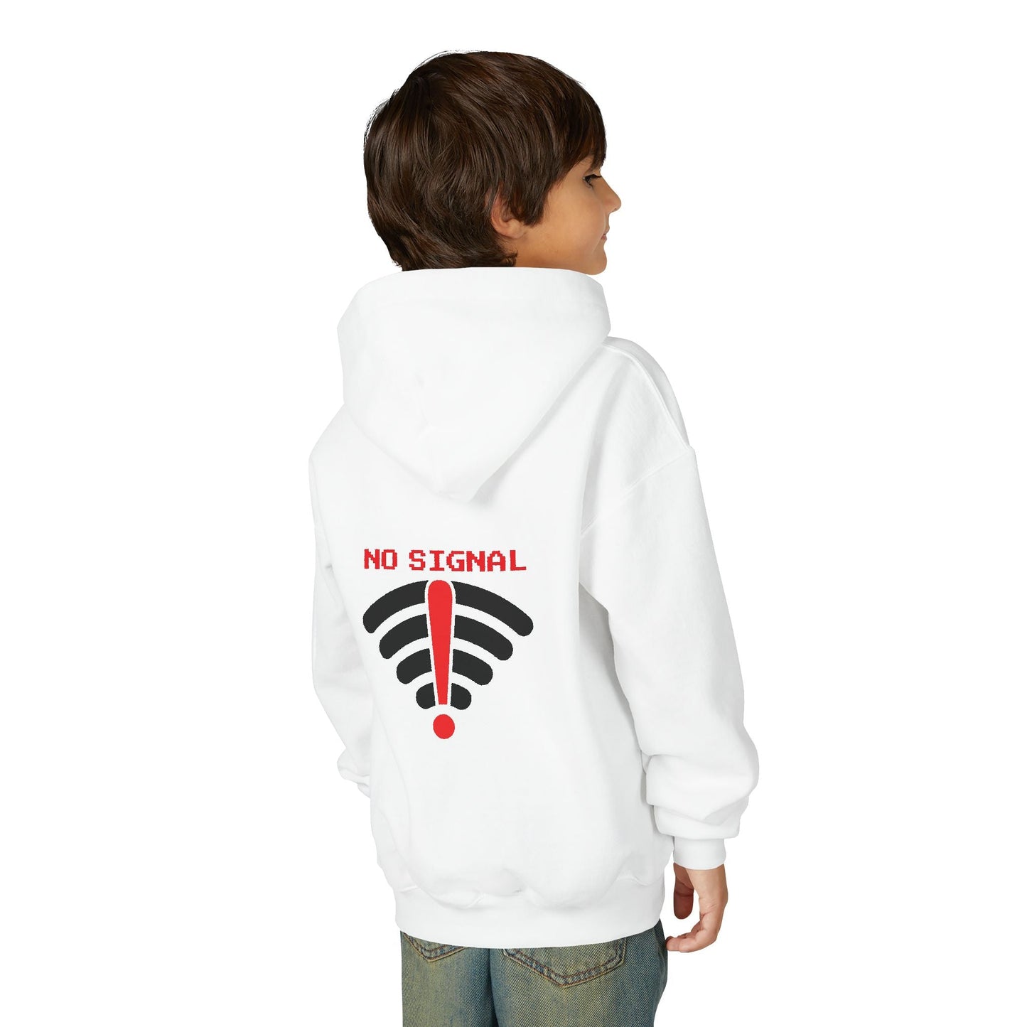 Youth Fitness Hoodie — Phone-Free Outdoor Exercise Design Printify