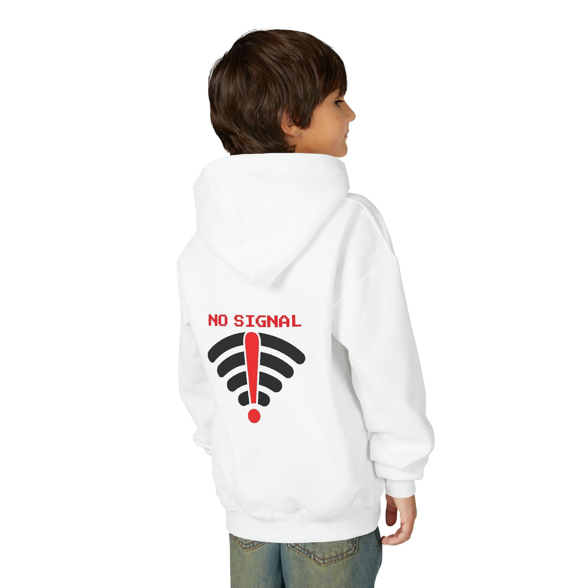 Youth Fitness Hoodie — Phone-Free Outdoor Exercise Design Printify