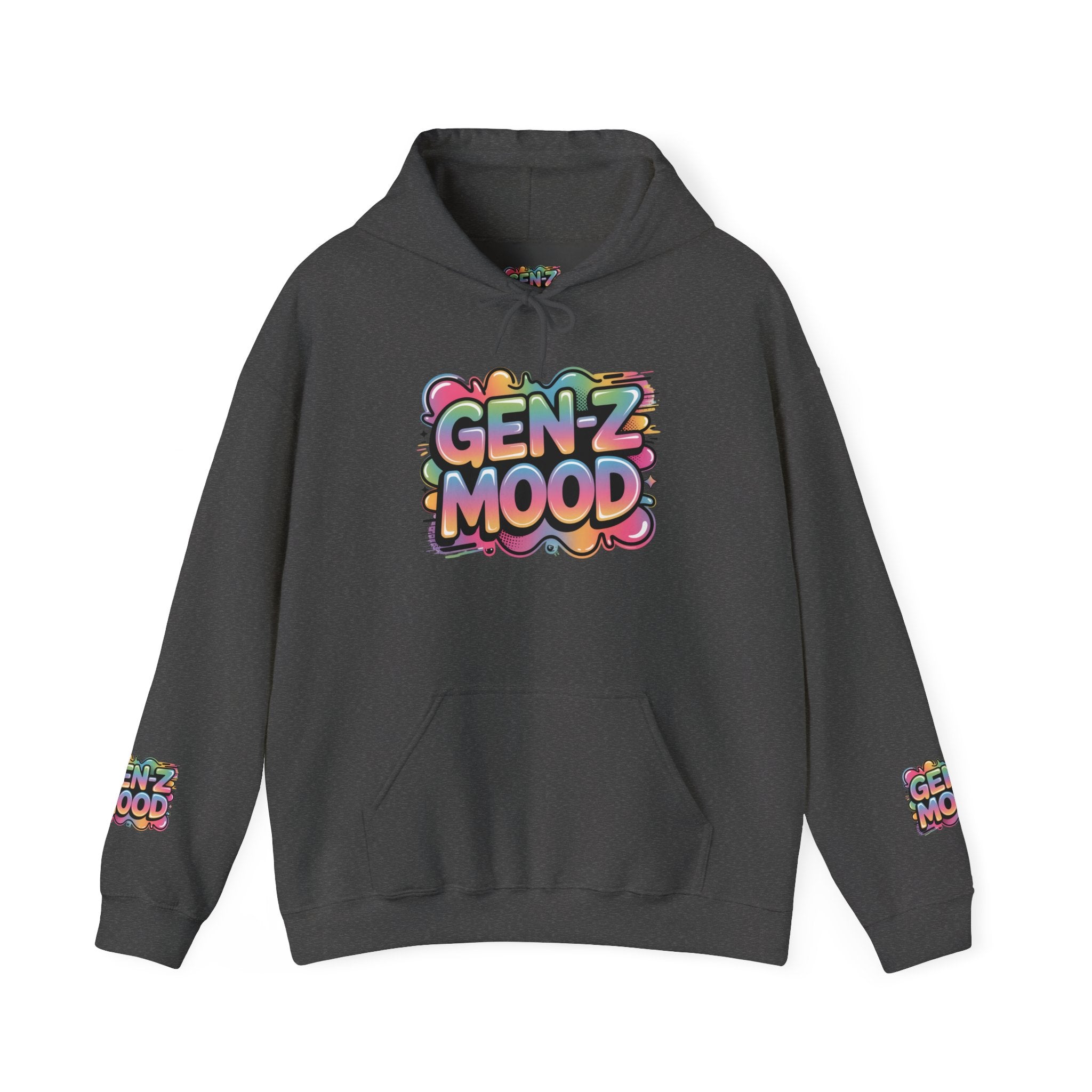 Gildan Heavy Blend Hoodie | Cotton-Poly Pullover, Ribbed Cuffs & Front Pocket - Ziri