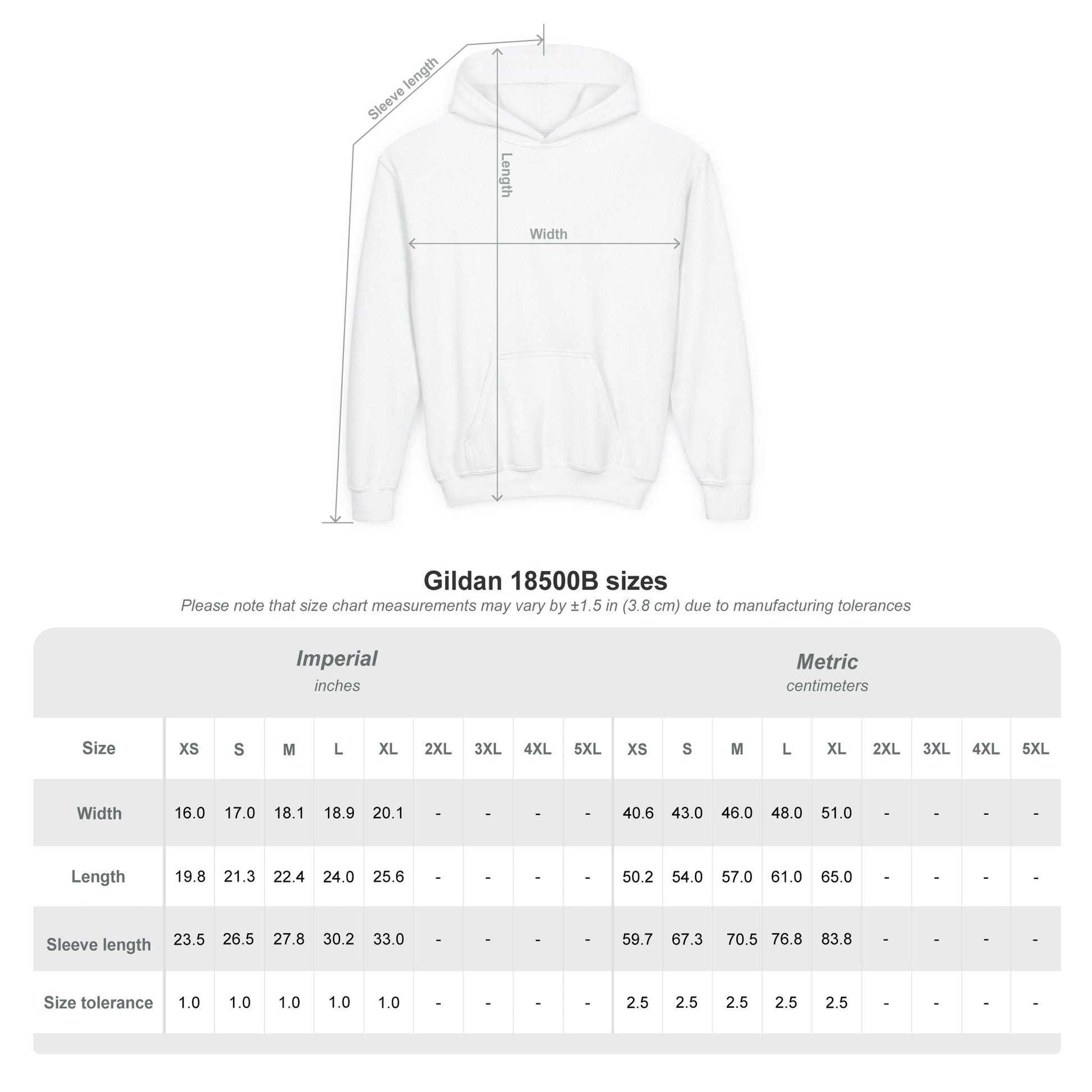 Youth Fitness Hoodie — Phone-Free Outdoor Exercise Design Printify