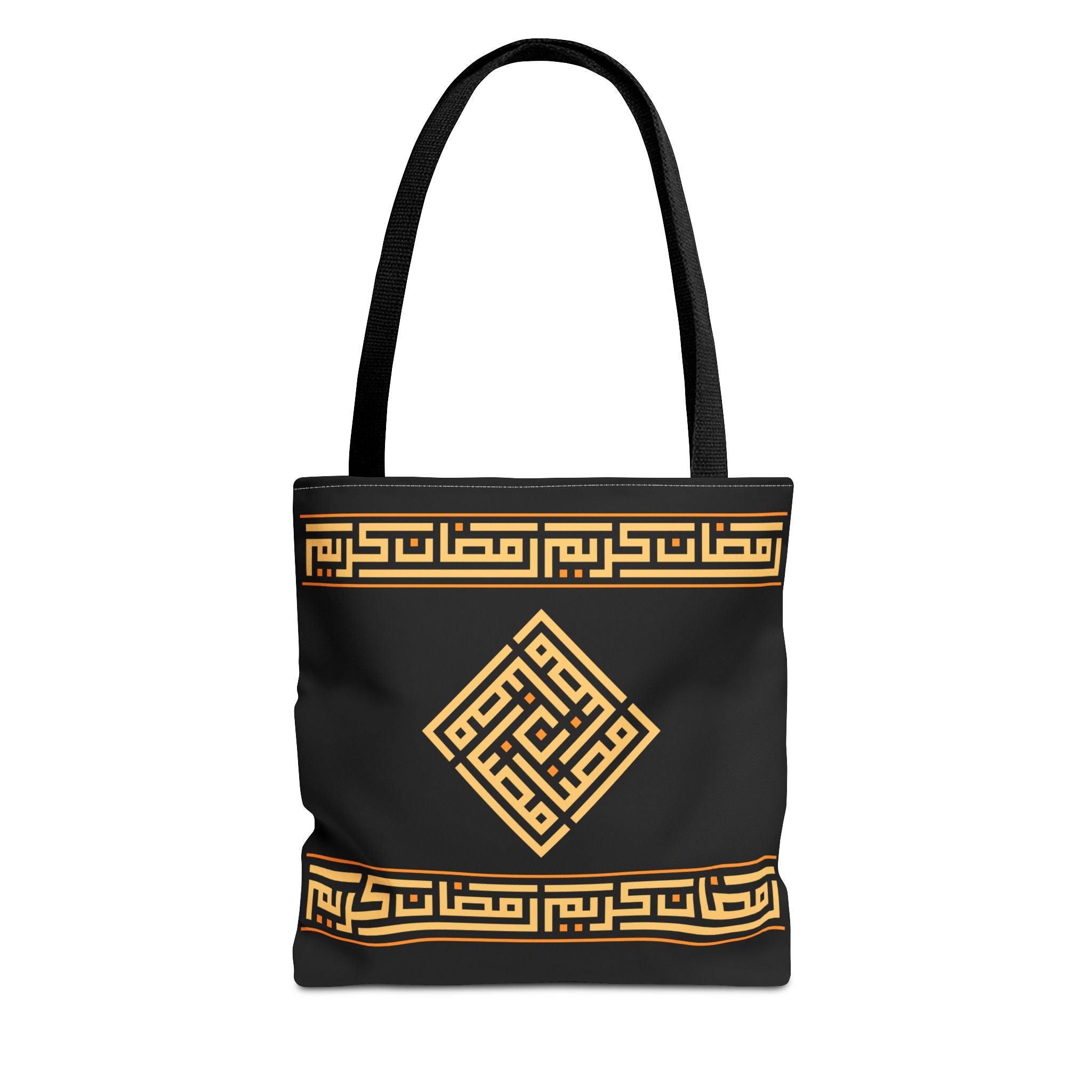 Copy of Copy of Embroidered Folk Tote Bag — Red & Black Ethnic Pattern AOP