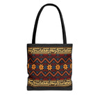 Copy of Embroidered Folk Tote Bag — Red & Black Ethnic Pattern AOP - Ziri