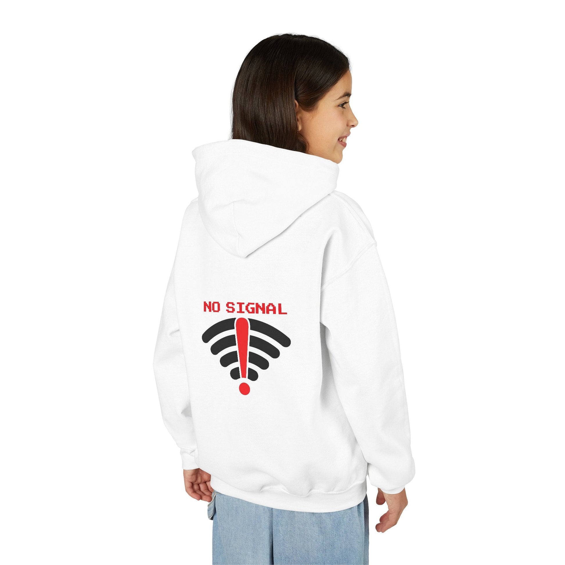 Youth Fitness Hoodie — Phone-Free Outdoor Exercise Design Printify